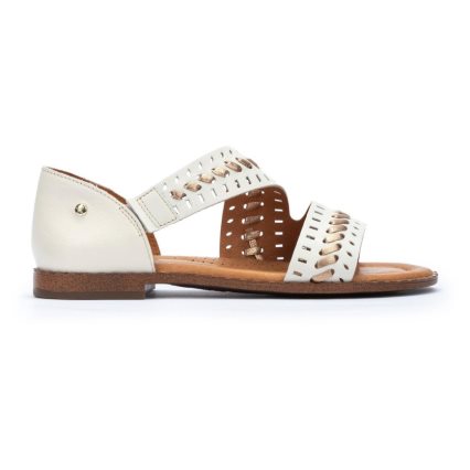 Women's Pikolinos ALGAR Flat Sandals White | NZ N5Q9831